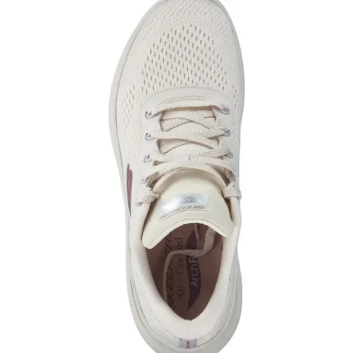 Damen Skechers Klassische- & Business Schuhe<150051, Schnürschuhe, Damen, Beige