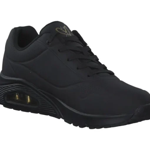 Damen Skechers Klassische- & Business Schuhe<177975, Schnürschuhe, Damen, Schwarz
