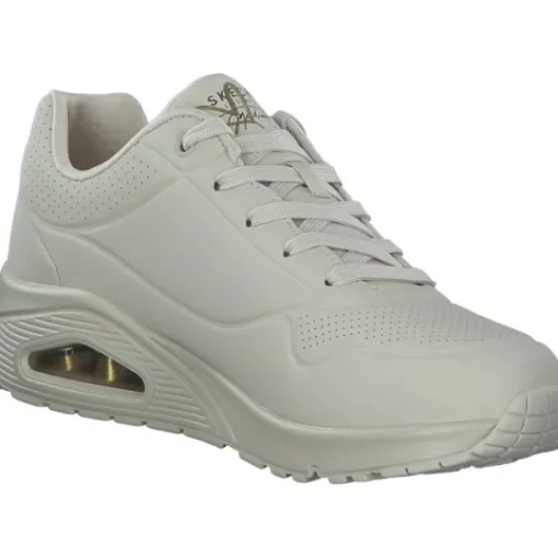 Damen Skechers Klassische- & Business Schuhe<177975, Schnürschuhe, Damen, Beige
