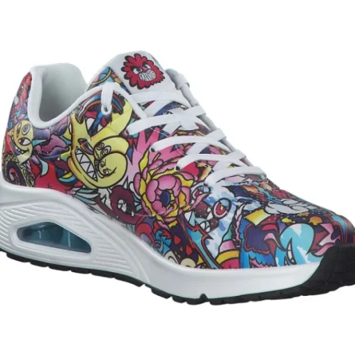 Damen Skechers Klassische- & Business Schuhe<177973, Schnürschuhe, Damen, multi colour