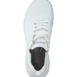 Damen Skechers Klassische- & Business Schuhe<117591, Schnürschuhe, Damen, WHITE