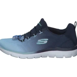 Damen Skechers Sneakers<149536, Slip-On-Sneaker, Damen, navy lt blue