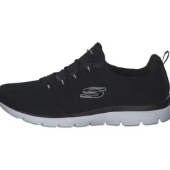 Damen Skechers Sneakers<149936, Slip-On-Sneaker, Damen, black white