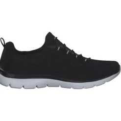 Damen Skechers Sneakers<149936, Slip-On-Sneaker, Damen, black white