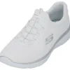 Damen Skechers Sneakers<12119, Sneakers Low, Damen, Weiß (White)