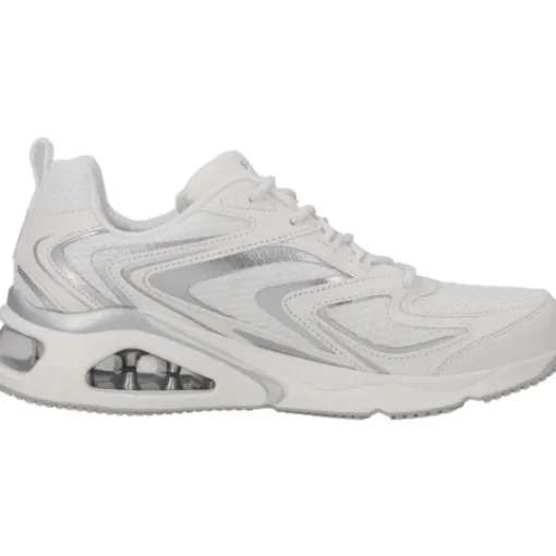 Damen Skechers Sneakers<177425, Sneakers Low, Damen, white silver