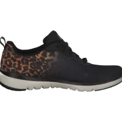 Damen Skechers Sneakers<13476, Sneakers Low, Damen, Schwarz (Black/Gold)