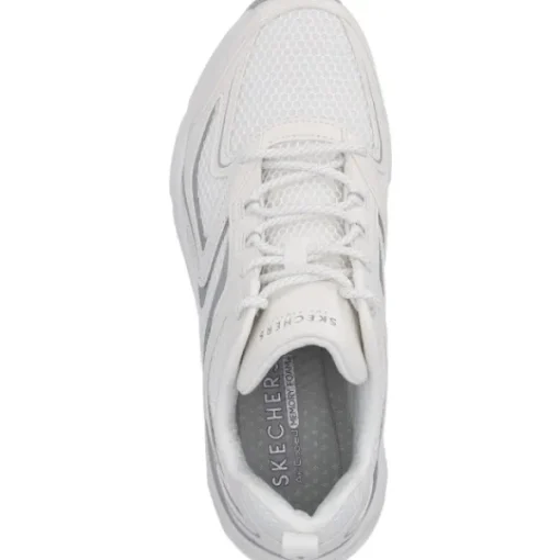 Damen Skechers Sneakers<177425, Sneakers Low, Damen, white silver