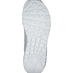 Damen Skechers Sneakers<155507, Sneakers Low, Damen, WRPK white/red/pink