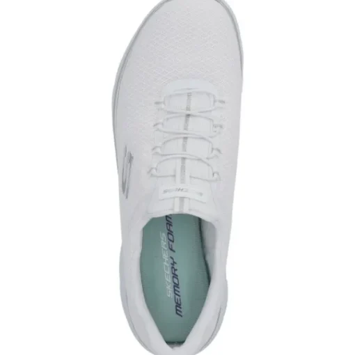 Damen Skechers Sneakers<12119, Sneakers Low, Damen, Weiß (White)
