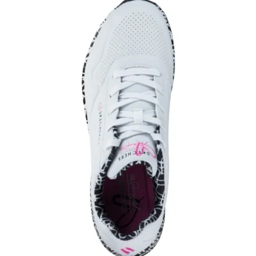 Damen Skechers Sneakers<155506, Sneakers Low, Damen, white/black