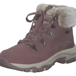 Damen Skechers Stiefel<167882, Stiefeletten, Damen, MAUVE SUEDE