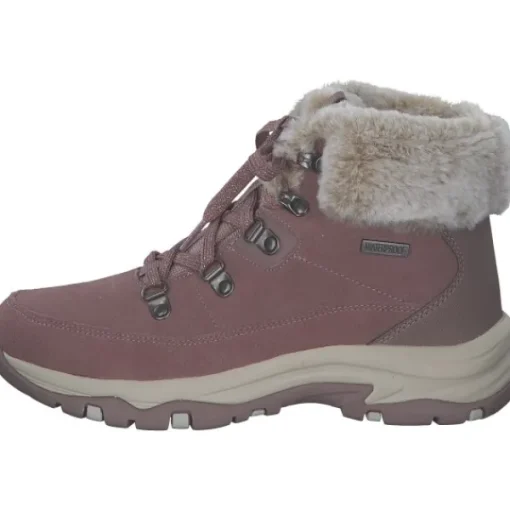 Damen Skechers Stiefel<167882, Stiefeletten, Damen, MAUVE SUEDE