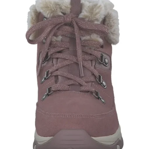 Damen Skechers Stiefel<167882, Stiefeletten, Damen, MAUVE SUEDE