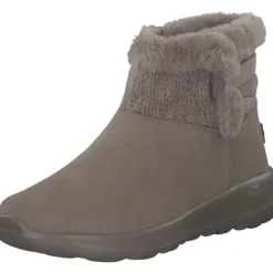Damen Skechers Stiefel<144133-DKTP ON THE GO JOY, Stiefeletten, Damen, DARK TAUPE SUEDE