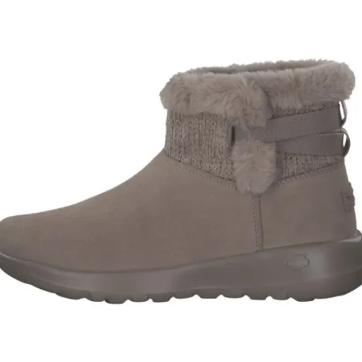Damen Skechers Stiefel<144133-DKTP ON THE GO JOY, Stiefeletten, Damen, DARK TAUPE SUEDE