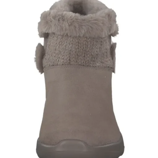 Damen Skechers Stiefel<144133-DKTP ON THE GO JOY, Stiefeletten, Damen, DARK TAUPE SUEDE