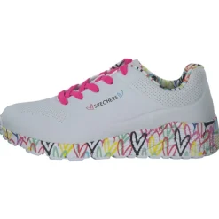 Damen Skechers Klassische- & Business Schuhe<314976L , Schnürschuhe, Damen, WEIß