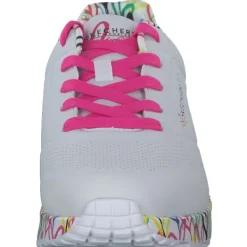 Damen Skechers Klassische- & Business Schuhe<314976L , Schnürschuhe, Damen, WEIß