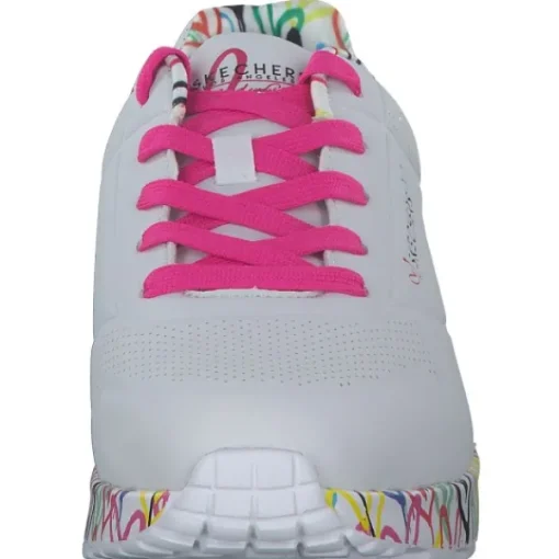 Damen Skechers Klassische- & Business Schuhe<314976L , Schnürschuhe, Damen, WEIß