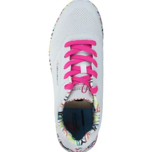 Damen Skechers Klassische- & Business Schuhe<314976L , Schnürschuhe, Damen, WEIß