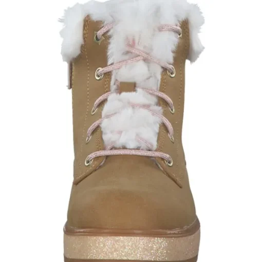Kinder Skechers Stiefel<310952L CSNT Street Glitz, Stiefel, Kinder, chestnut/gold