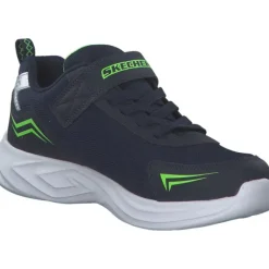 Kinder Skechers Slipper<403609L NVLM Mazematics, Slipper (Kinder), Kinder, navy/lime
