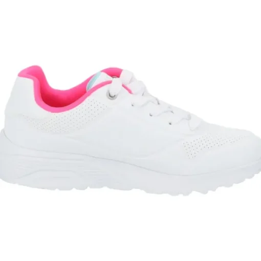 Kinder Skechers Klassische- & Business Schuhe<310391L, Schnürschuhe, Kinder, white/neon multi