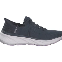 Damen Skechers Klassische- & Business Schuhe<150470-NVLV EDGERIDE, Schnürschuhe, Damen, NAVY / LAVENDER TRIM