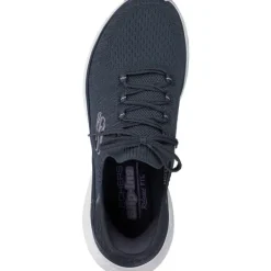 Damen Skechers Klassische- & Business Schuhe<150470-NVLV EDGERIDE, Schnürschuhe, Damen, NAVY / LAVENDER TRIM