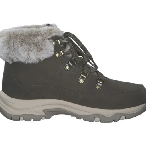 Damen Skechers Stiefel<167882-OLV TREGO OLIVE, Stiefeletten, Damen, OLIVE SUEDE