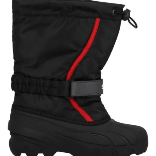 Kinder Sorel Stiefel<2114081-015 Childrens/Youth Flurry, Winterstiefel, Kinder, black/bright red