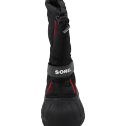 Kinder Sorel Stiefel<2114081-015 Childrens/Youth Flurry, Winterstiefel, Kinder, black/bright red