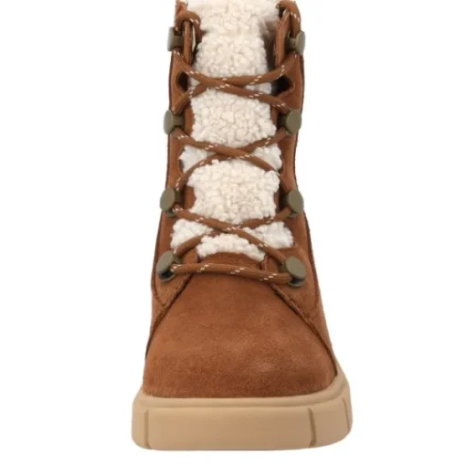 Damen Sorel Stiefel<2077981-242 Explorer III Joan Cozy, Schnürstiefel, Damen, velvet tan/canoe