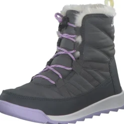 Kinder Sorel Stiefel<2088591-052 Youth Whitney II Plus Lace WP quarry, Winterstiefel, Kinder, quarry lavender clou