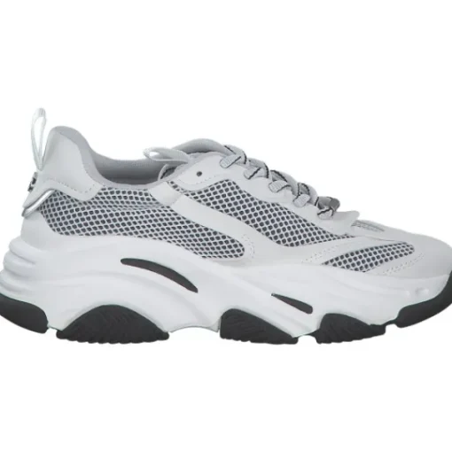 Damen Steve Madden Klassische- & Business Schuhe<SM19000033-04D Possession-e, Schnürschuhe, Damen, silver/white