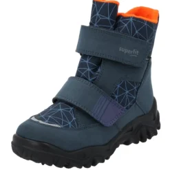 Kinder Superfit Stiefel<1-006080-8030  HUSKY, Winterstiefel, Kinder, blau/orange
