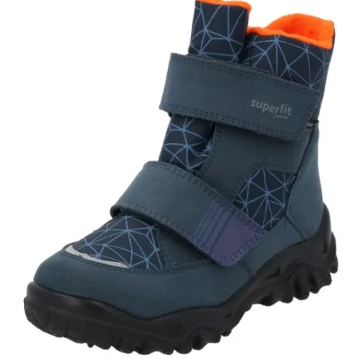 Kinder Superfit Stiefel<1-006080-8030  HUSKY, Winterstiefel, Kinder, blau/orange