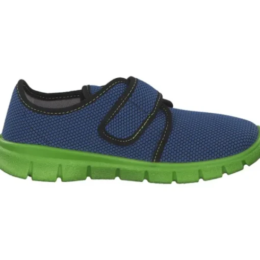 Kinder Superfit Hausschuhe<BOBBY 00266, Hausschuhe, Kinder, Blau (Water Kombi)