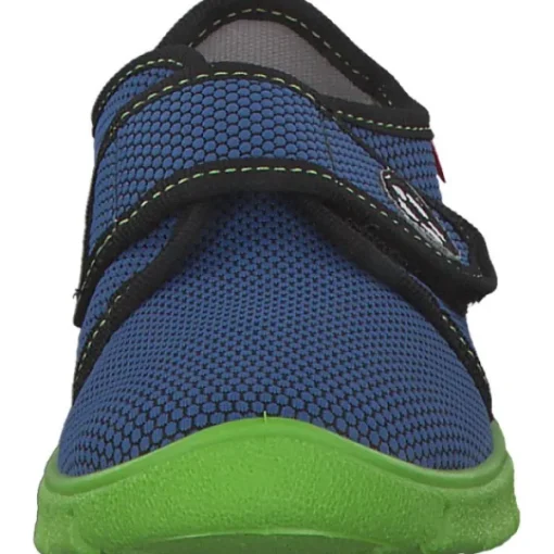 Kinder Superfit Hausschuhe<BOBBY 00266, Hausschuhe, Kinder, Blau (Water Kombi)