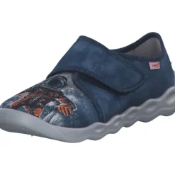 Kinder Superfit Hausschuhe<BUBBLE 06274, Hausschuhe, Kinder, BLAU/MEHRFARBIG