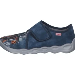 Kinder Superfit Hausschuhe<BUBBLE 06274, Hausschuhe, Kinder, BLAU/MEHRFARBIG