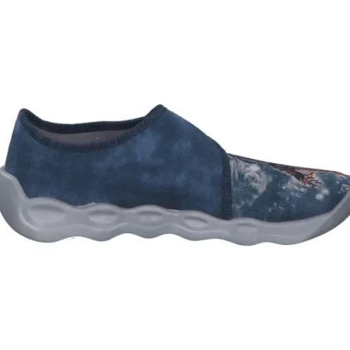 Kinder Superfit Hausschuhe<BUBBLE 06274, Hausschuhe, Kinder, BLAU/MEHRFARBIG