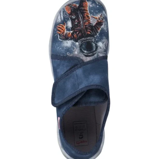 Kinder Superfit Hausschuhe<BUBBLE 06274, Hausschuhe, Kinder, BLAU/MEHRFARBIG