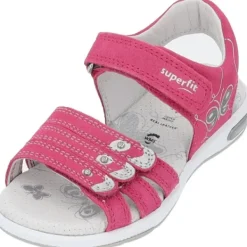 Kinder Superfit Sandaletten<EMILY 06137, Sandaletten, Kinder, PINK/SILBER