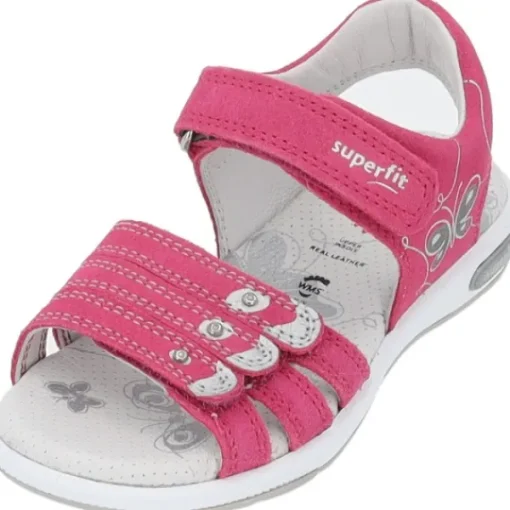 Kinder Superfit Sandaletten<EMILY 06137, Sandaletten, Kinder, PINK/SILBER