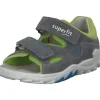 Kinder Superfit Sandalen<FLOW 00034, Sandalen (Kinder), Kinder, HELLGRAU/HELLGRÜN