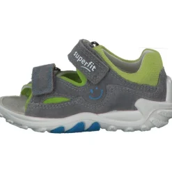Kinder Superfit Sandalen<FLOW 00034, Sandalen (Kinder), Kinder, HELLGRAU/HELLGRÜN