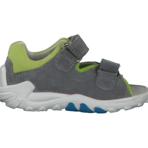Kinder Superfit Sandalen<FLOW 00034, Sandalen (Kinder), Kinder, HELLGRAU/HELLGRÜN