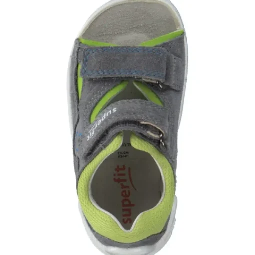 Kinder Superfit Sandalen<FLOW 00034, Sandalen (Kinder), Kinder, HELLGRAU/HELLGRÜN